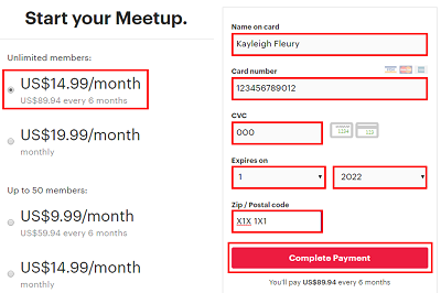 Are messages on meetup private?