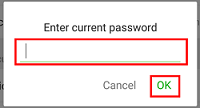 Enter old WeChat password to condirm identity
