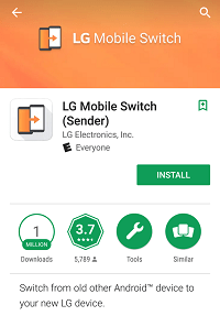 LG Mobile Switch app