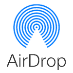 Logo for AirDrop service